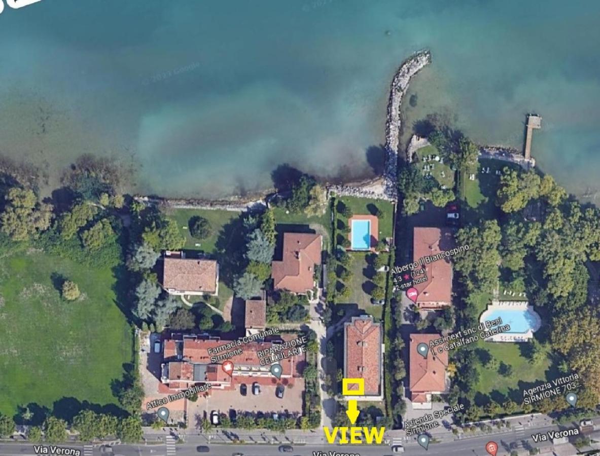 Casa Lugana 15 - Monolocale Con Piscina Fronte Lago Sirmione Extérieur photo